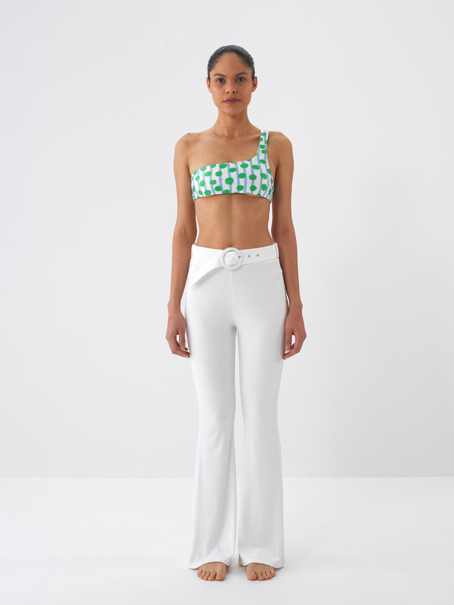 Ekru Regular Fit Pantolon