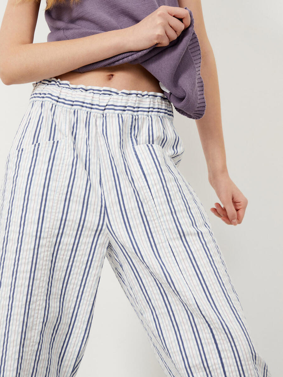 Lacivert Regular Fit Pamuklu Pantolon