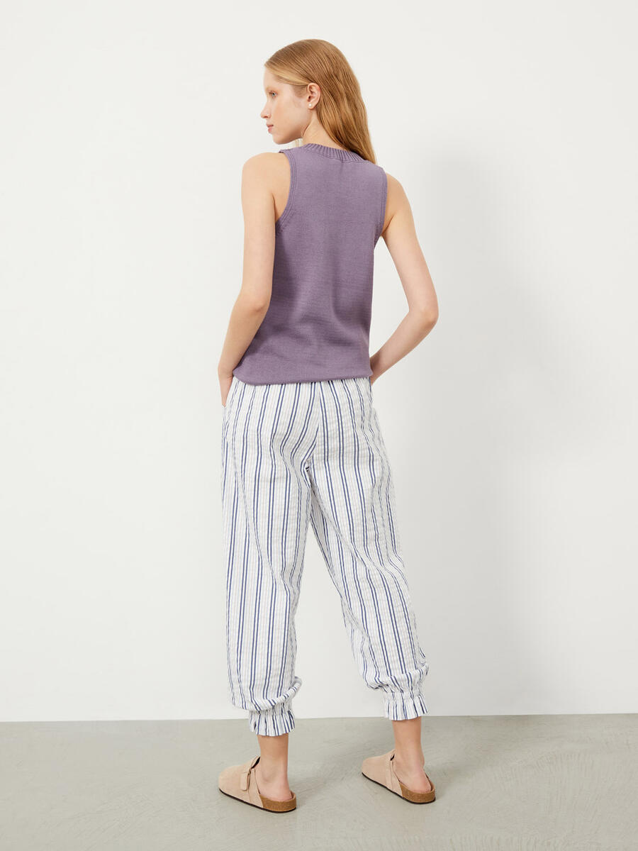 Lacivert Regular Fit Pamuklu Pantolon - 5