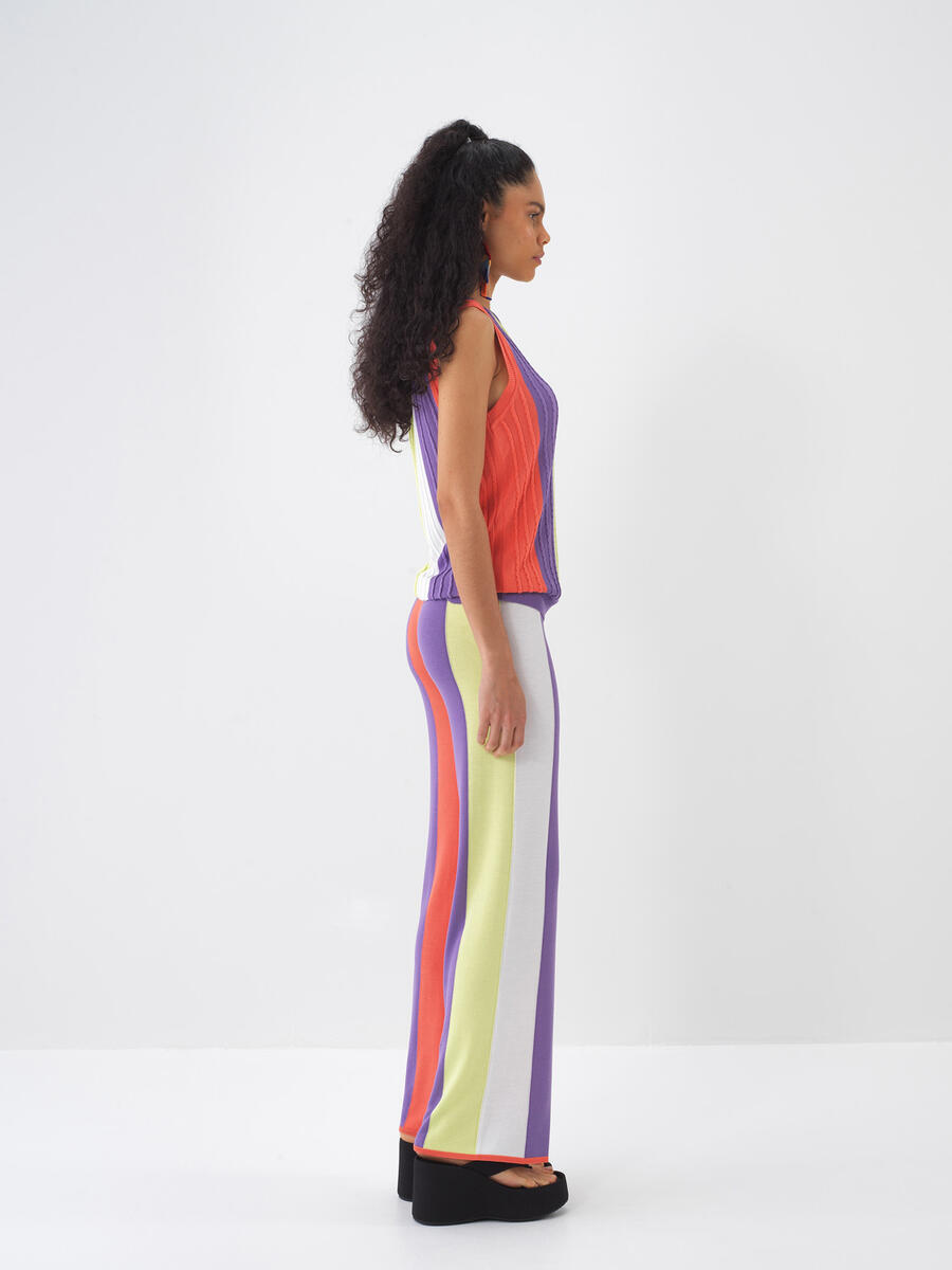 Lila Regular Fit Pantolon - 2