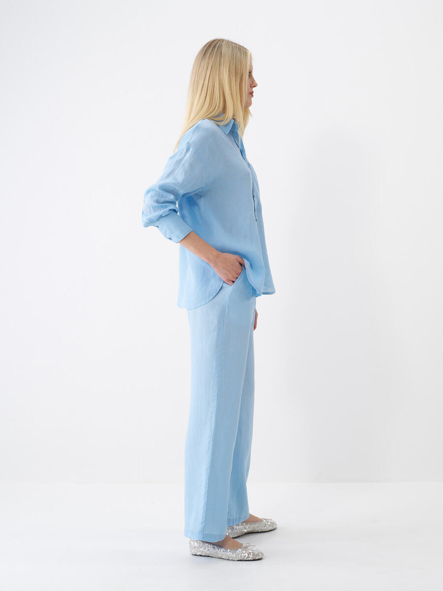 Mavi Regular Fit Keten Pantolon