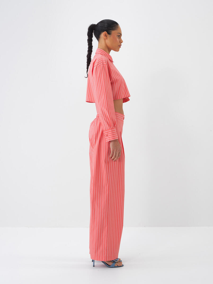 Nar Çiçeği Regular Fit Pamuklu Pantolon - 2