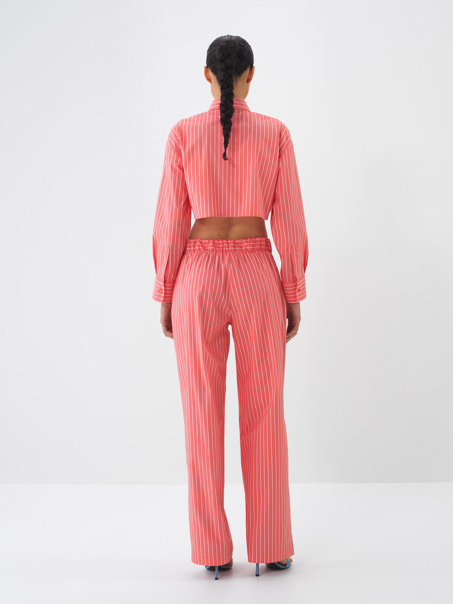 Nar Çiçeği Regular Fit Pamuklu Pantolon - 4
