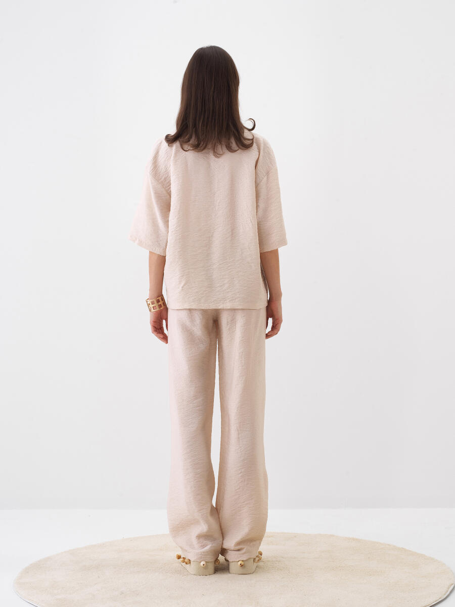 Naturel Oversize Pantolon - 5