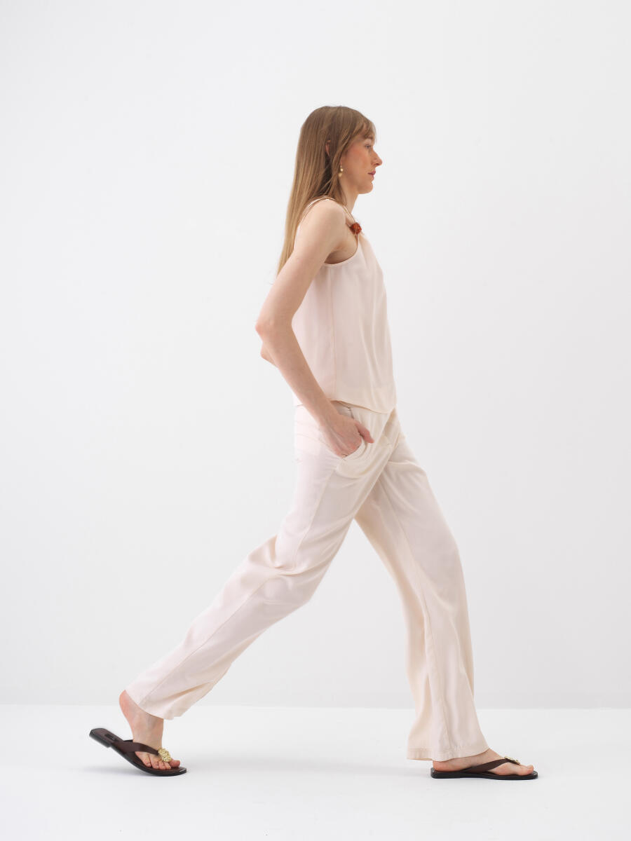 Naturel Oversize Pantolon - 3