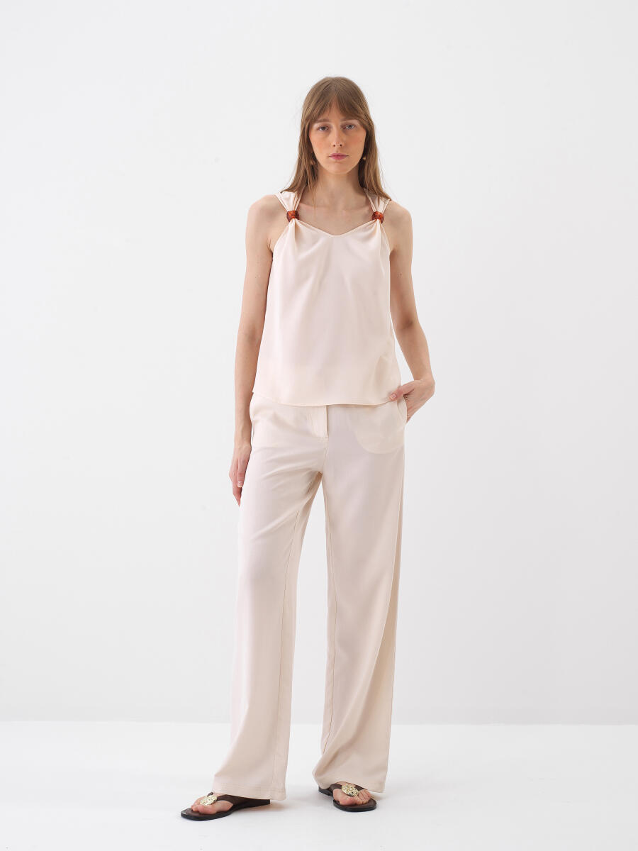Naturel Oversize Pantolon - 2