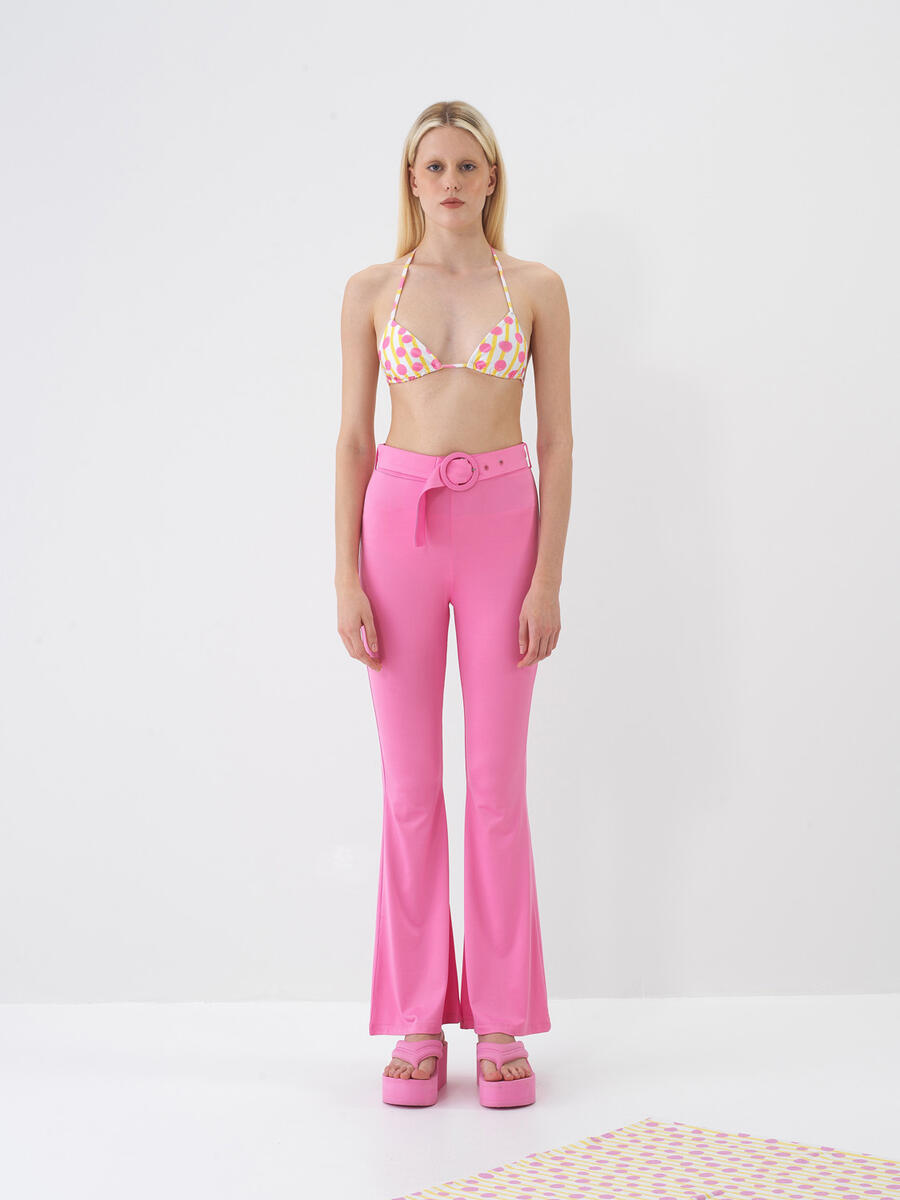 Pembe Regular Fit Pantolon
