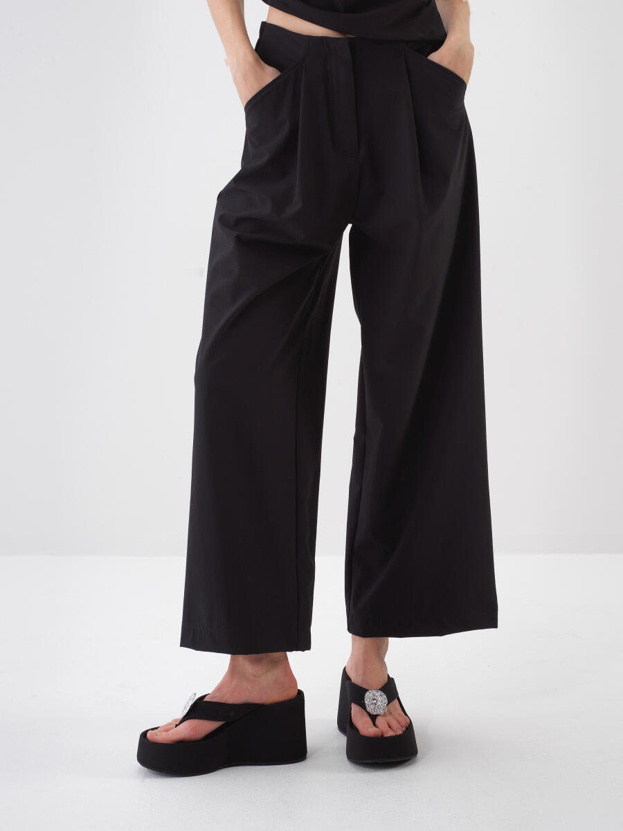 Siyah Oversize Pantolon