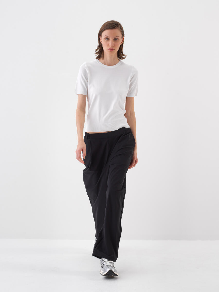 Siyah Oversize Pantolon - 2