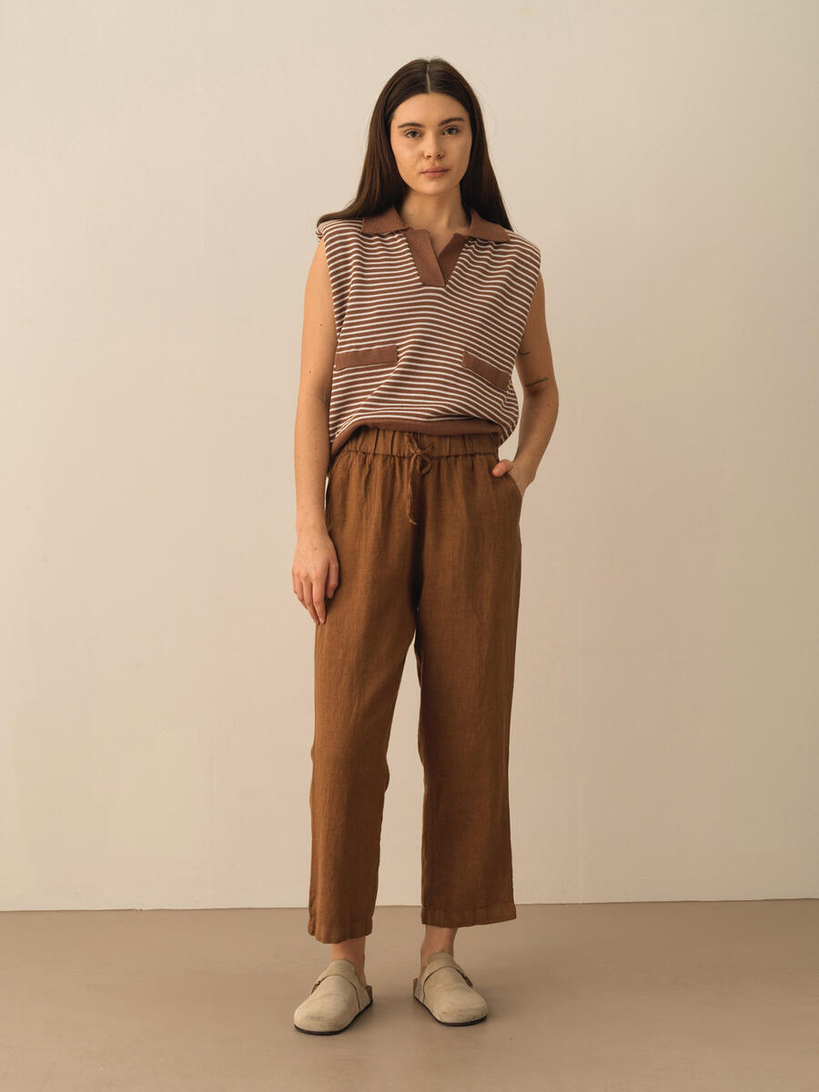 Vizon Regular Fit Keten Pantolon - 2