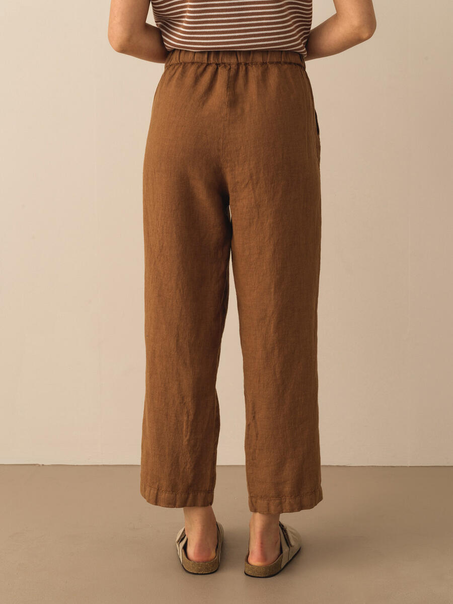 Vizon Regular Fit Keten Pantolon - 3