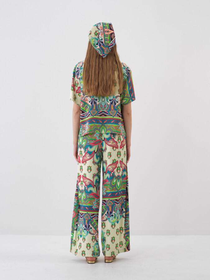 Yeşil Oversize Pantolon - Xint