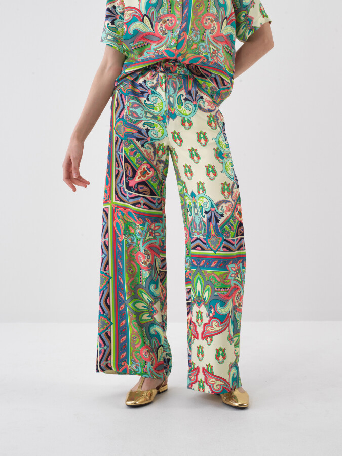 Yeşil Oversize Pantolon - Xint