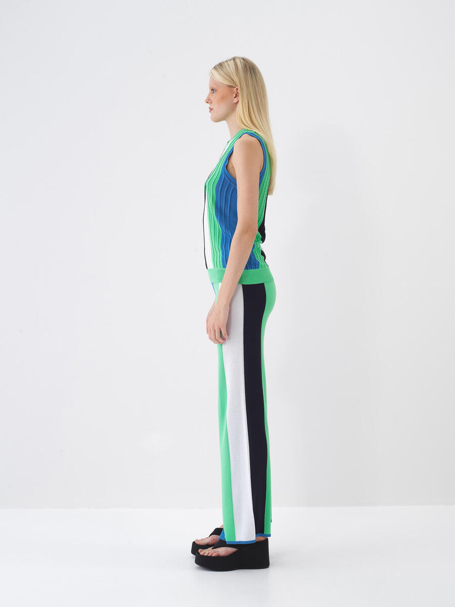 Yeşil Regular Fit Pantolon - 3
