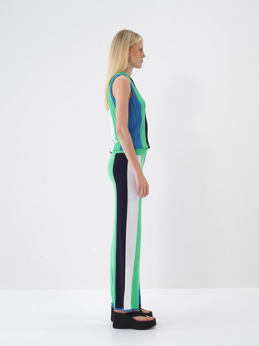 Yeşil Regular Fit Pantolon - 2