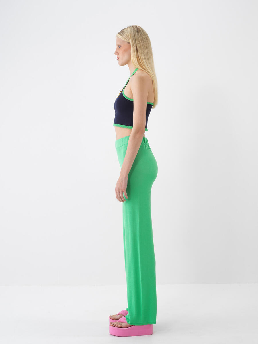 Yeşil Regular Fit Pantolon - 4