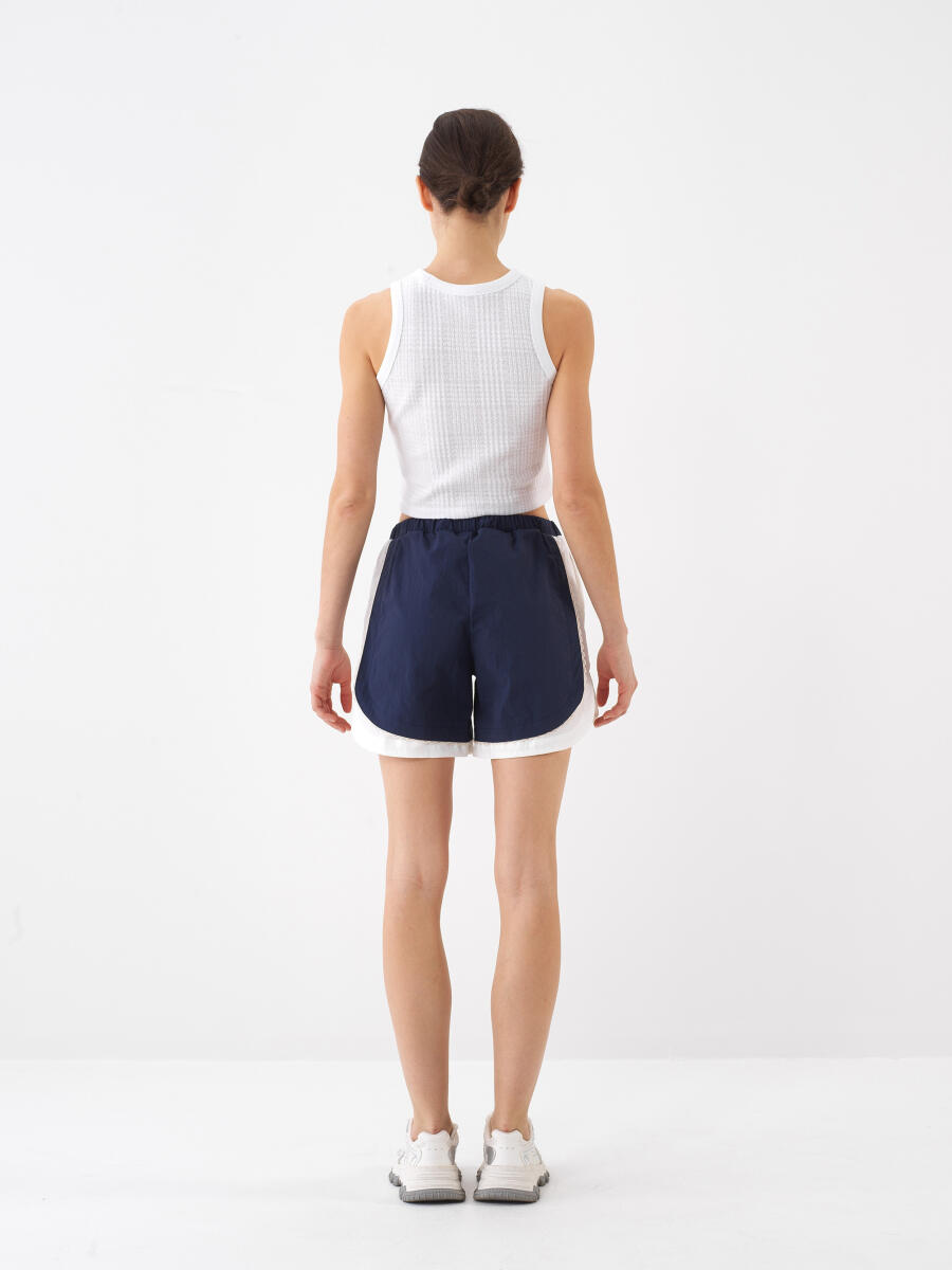 Lacivert Regular Fit Şort - 5