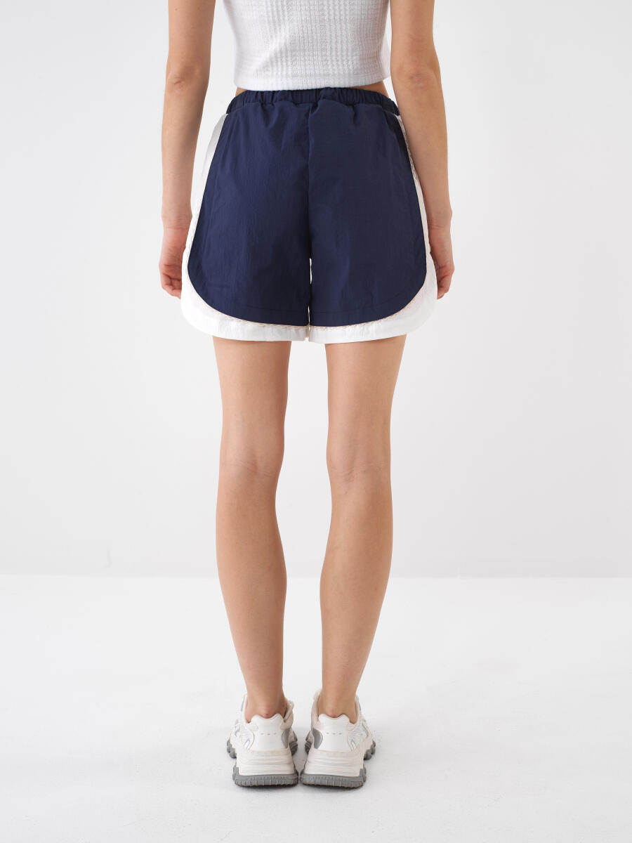 Lacivert Regular Fit Şort - 4