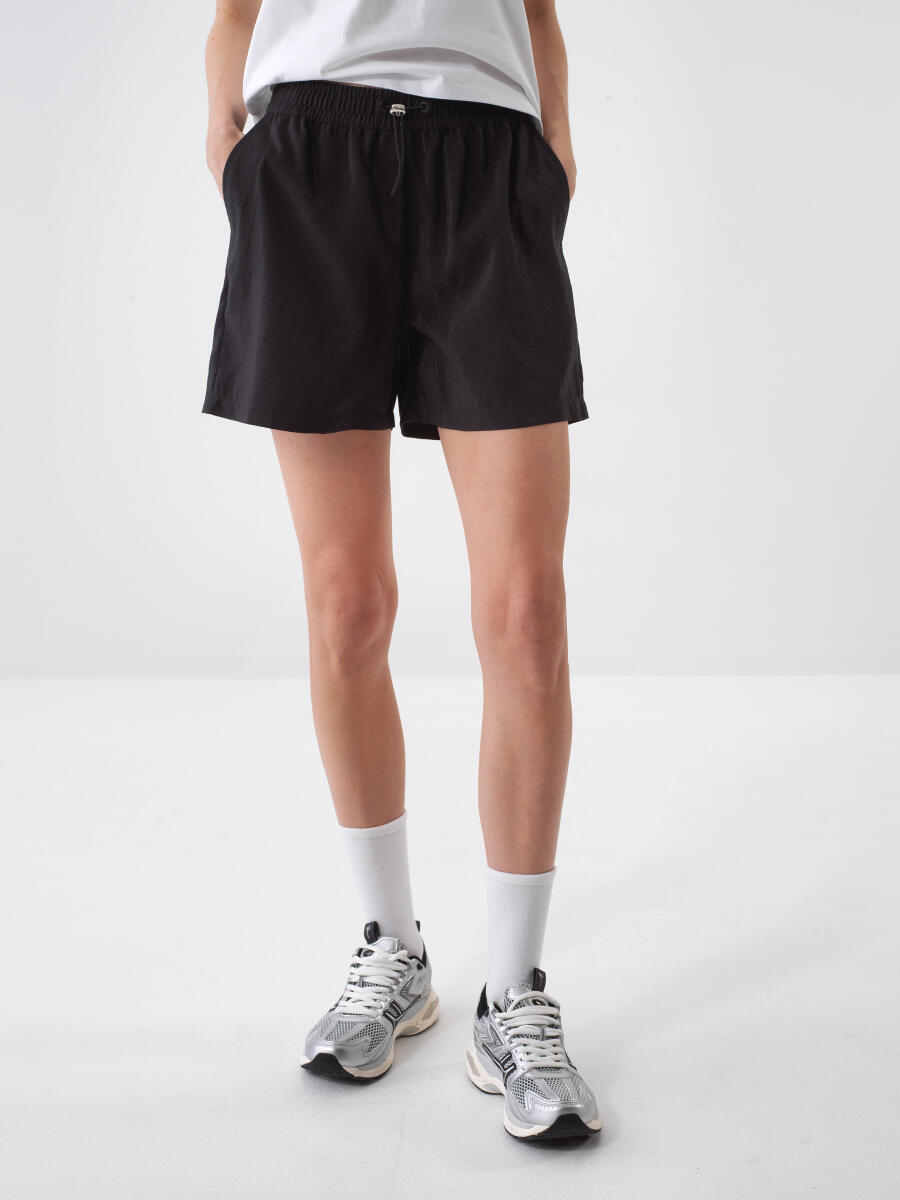 Siyah Oversize Şort