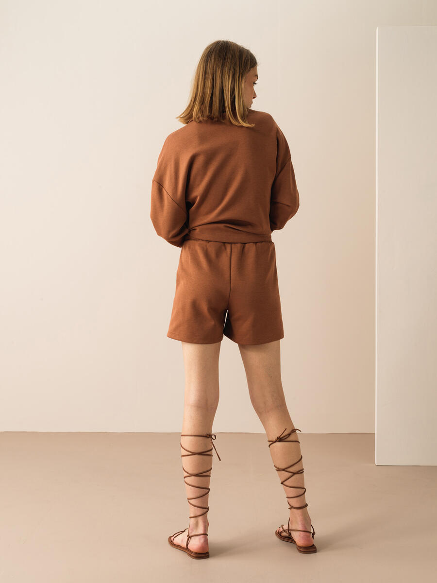 Vizon Regular Fit Pamuklu Şort - 4