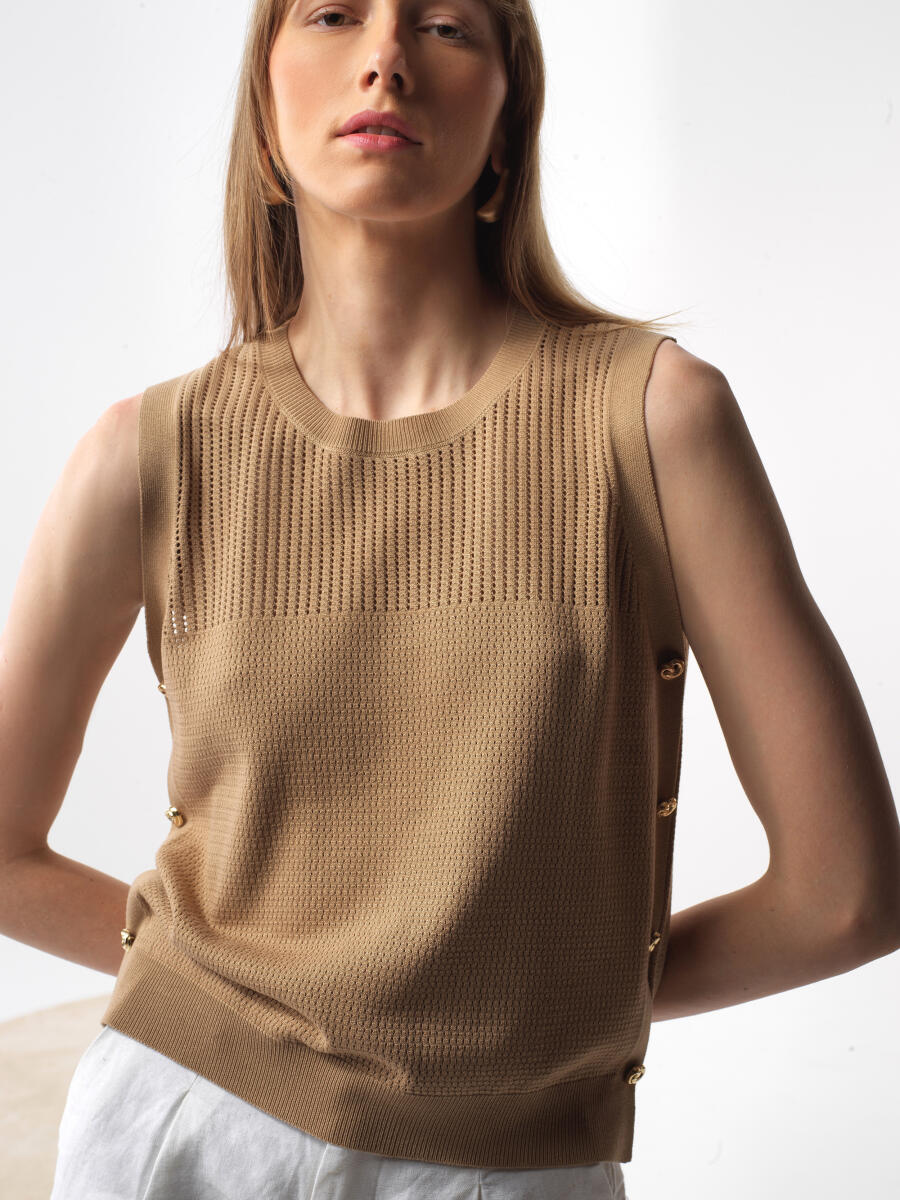 Camel Regular Fit Süveter