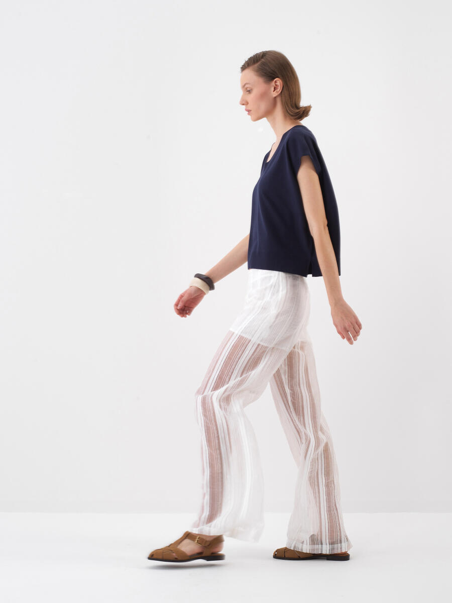 Lacivert Oversize Süveter - 3