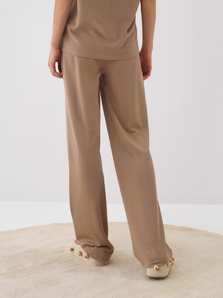 Camel Oversize Pamuklu Sweat Pantolon - 5