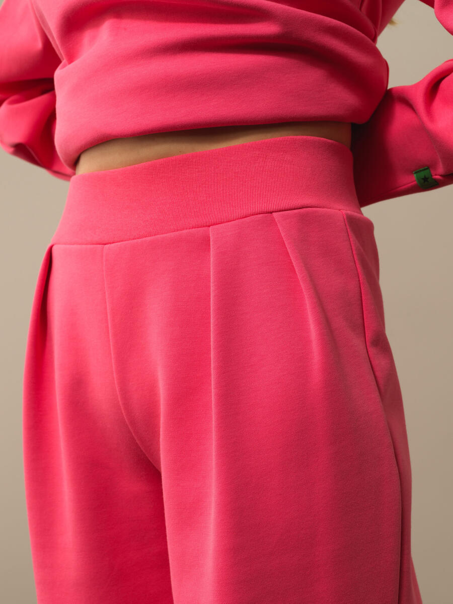 Pembe Oversize Sweat Pantolon - 3