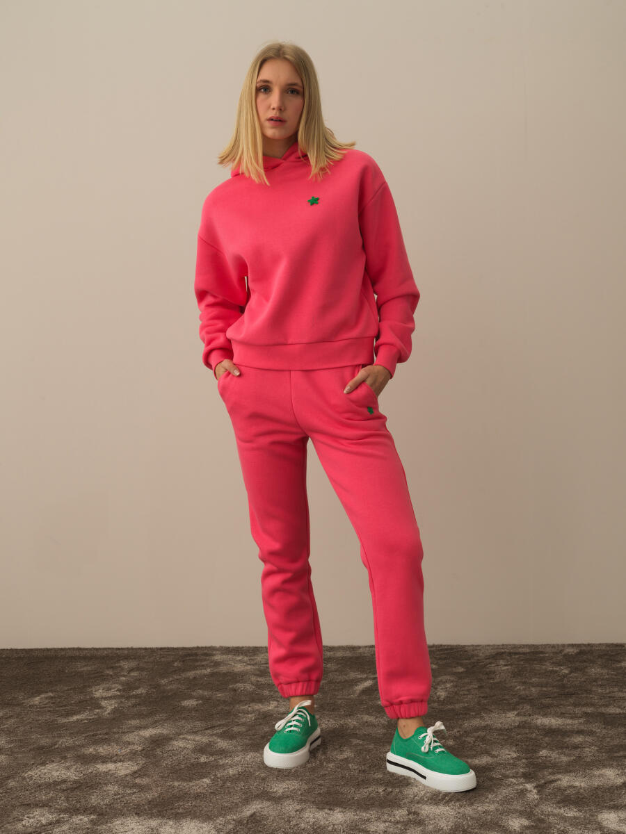 Pembe Basic Sweat Pantolon - 3