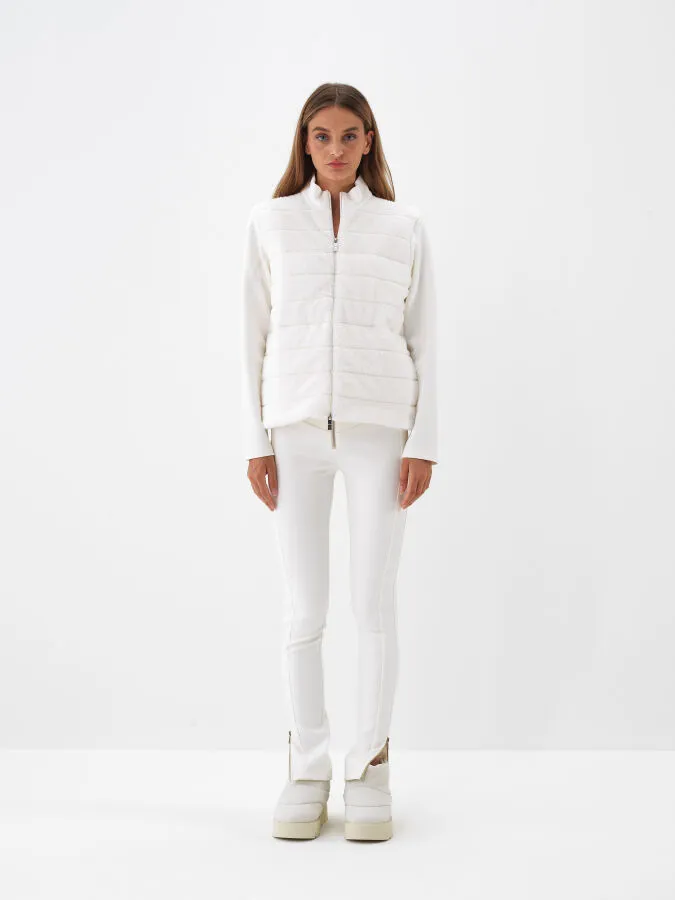 Ekru Pamuk Dokulu Regular Fit Sweatmont - Xint