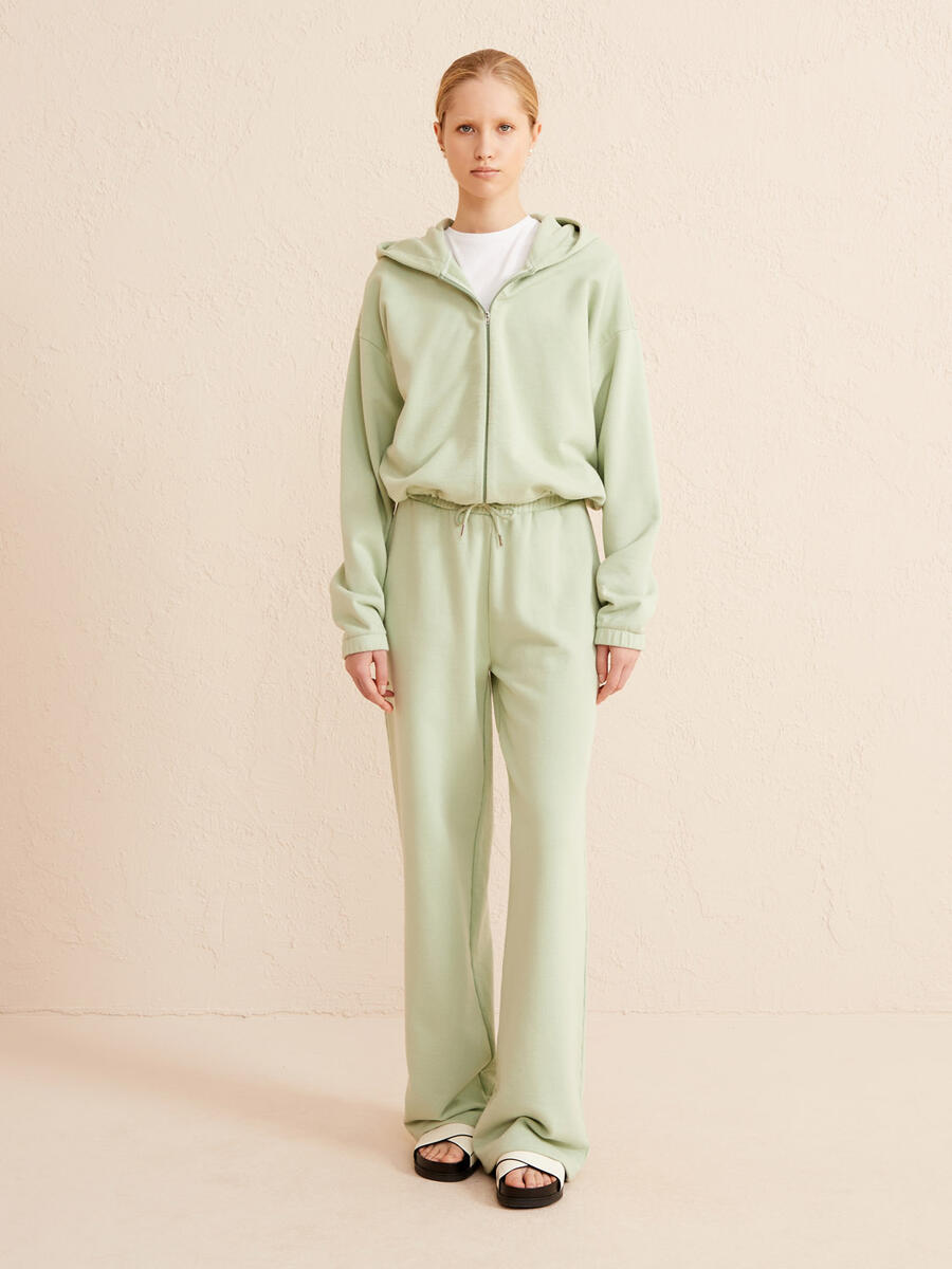 Mavi Oversize Pamuklu Sweatshirt - 2