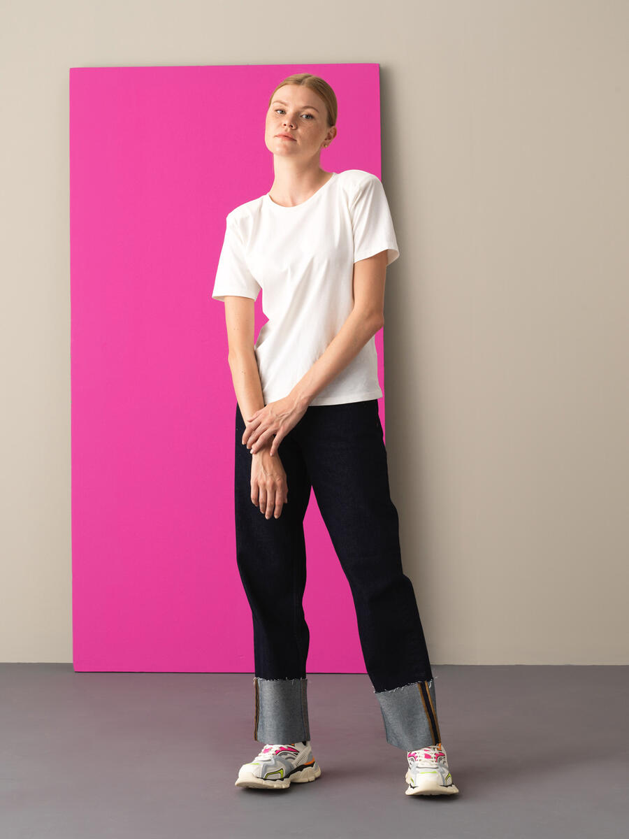 Beyaz Pamuk Dokulu Regular Fit Vatkalı - 2