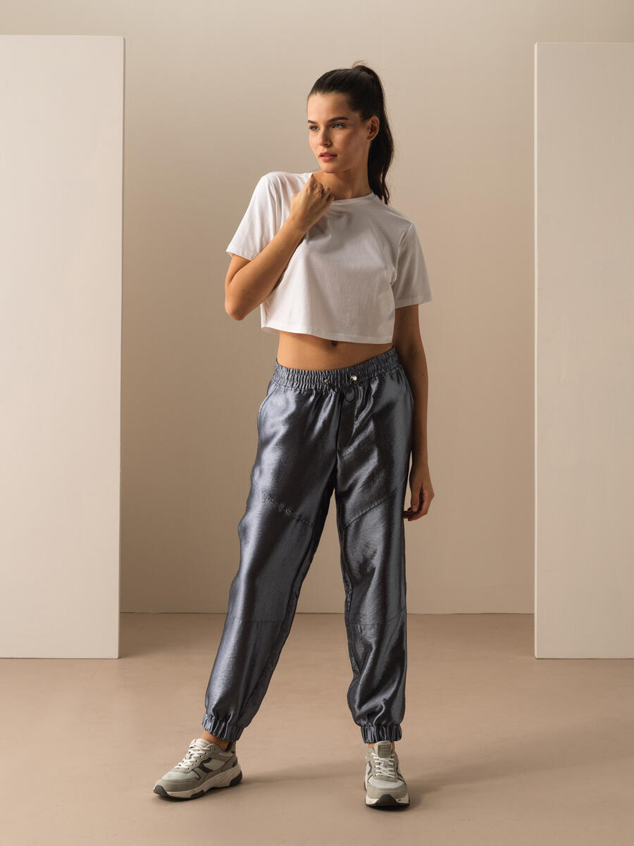 Beyaz Regular Fit Pamuklu Tişört - 2