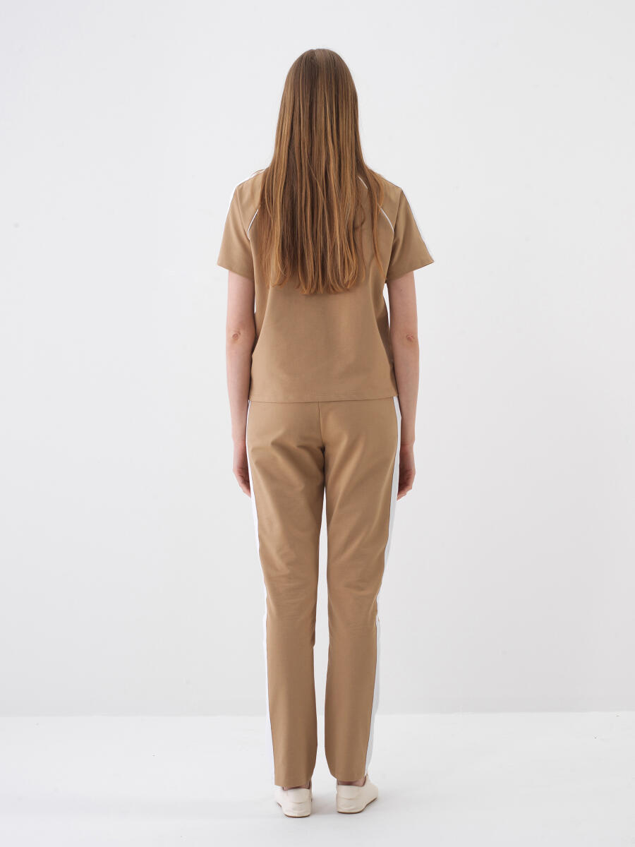 Camel Regular Fit Pamuklu Tişört - 5