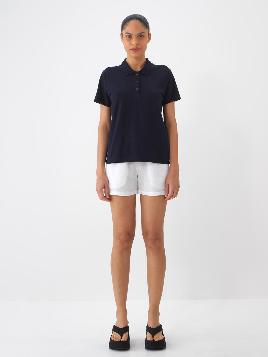 Lacivert Regular Fit Tişört - 2