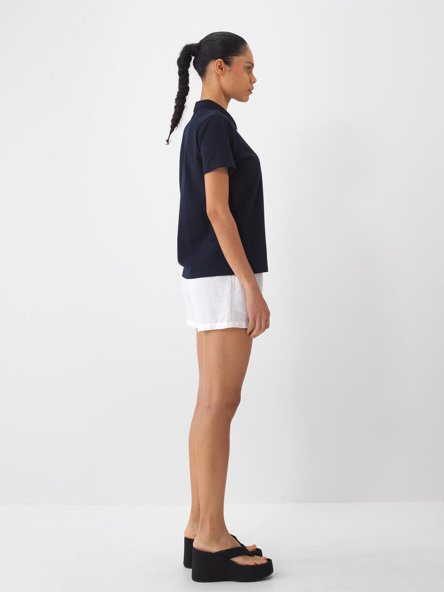 Lacivert Regular Fit Tişört - 3