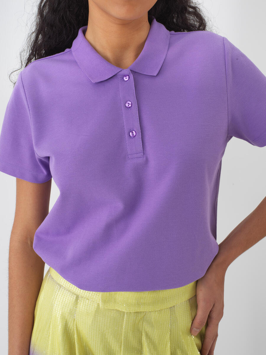 Lila Regular Fit Tişört