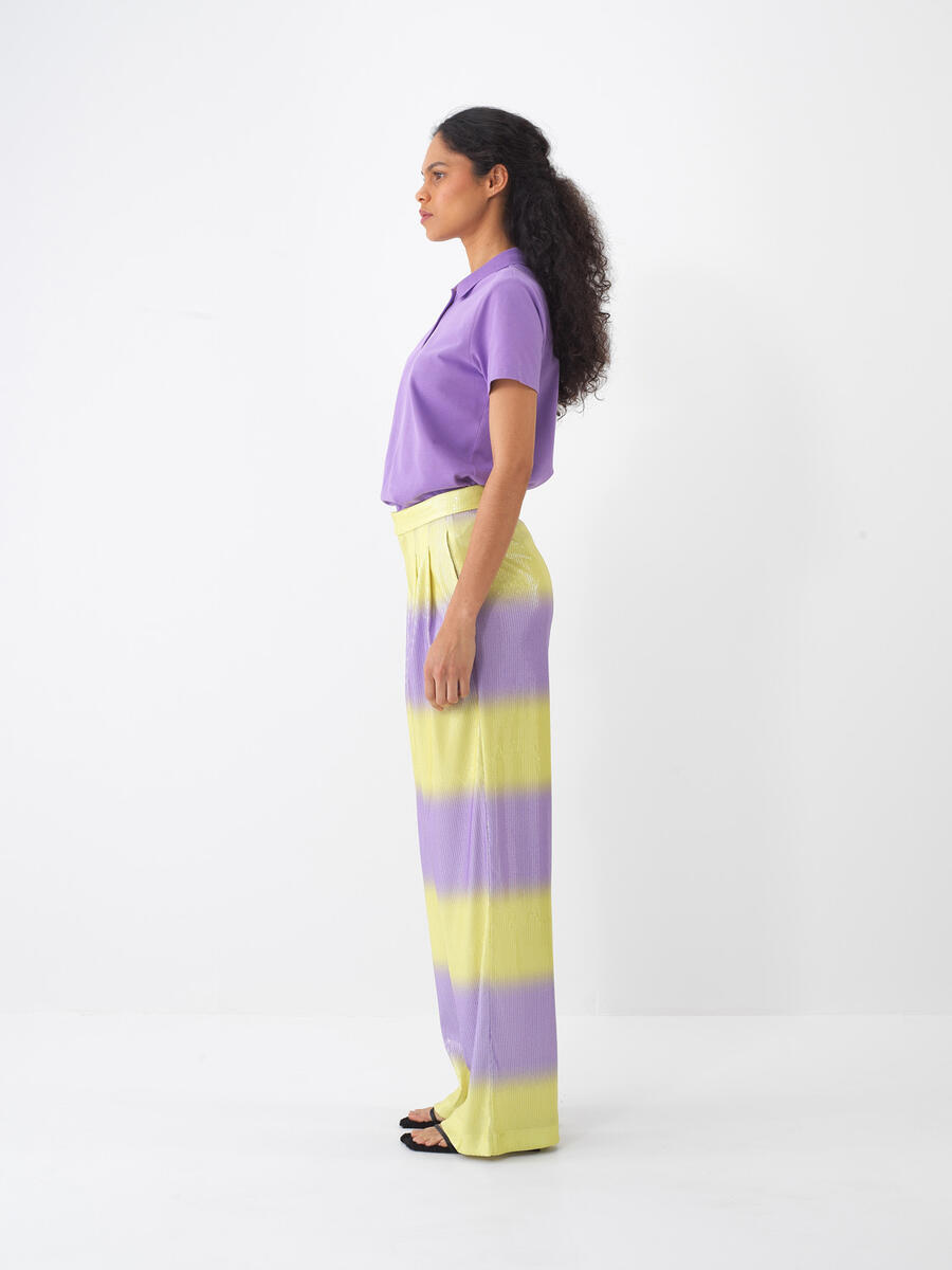 Lila Regular Fit Tişört - 4