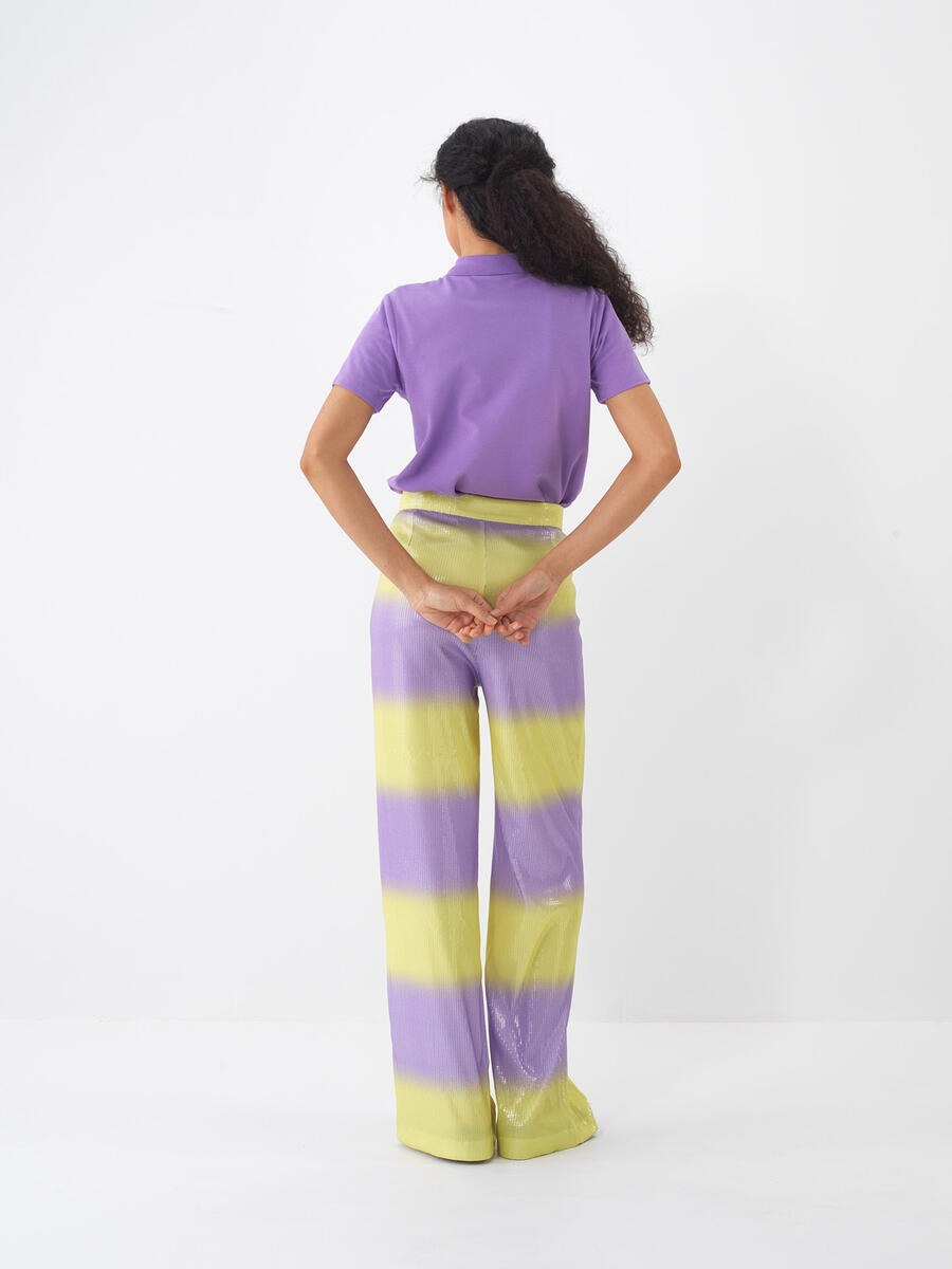 Lila Regular Fit Tişört - 5
