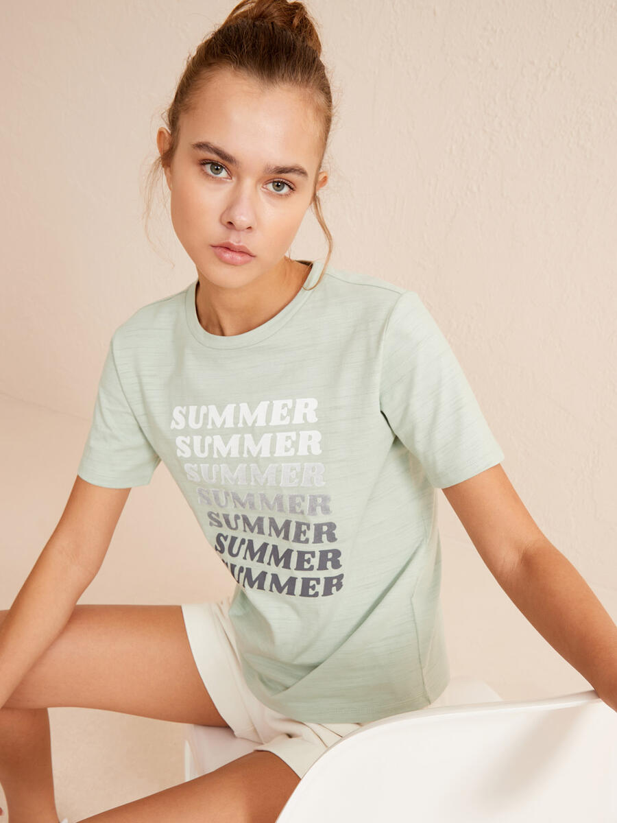 Mavi Regular Fit Pamuklu Tişört