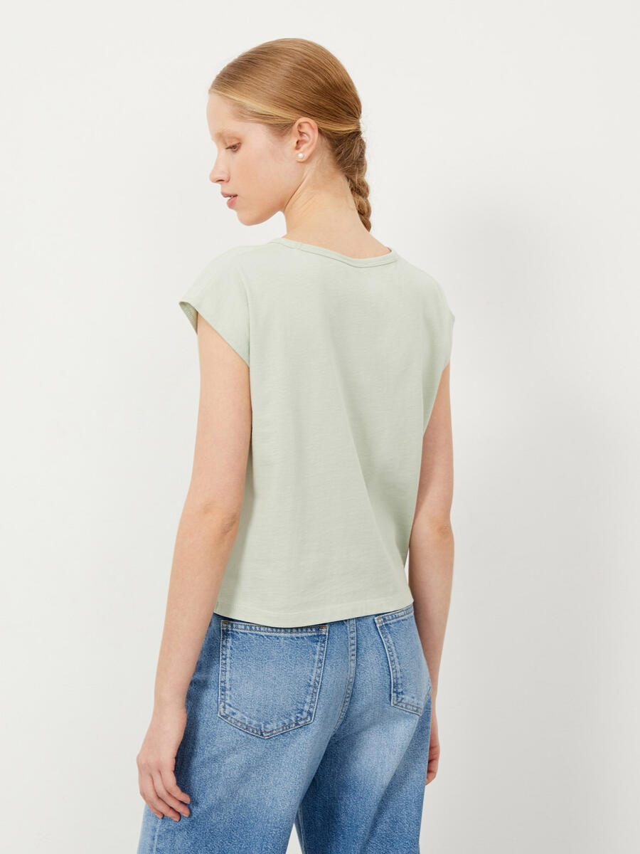 Mavi Regular Fit Pamuklu Tişört - 4