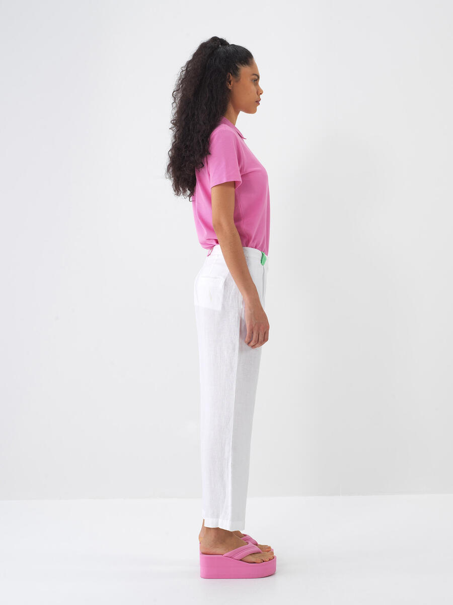 Pembe Regular Fit Tişört - 3
