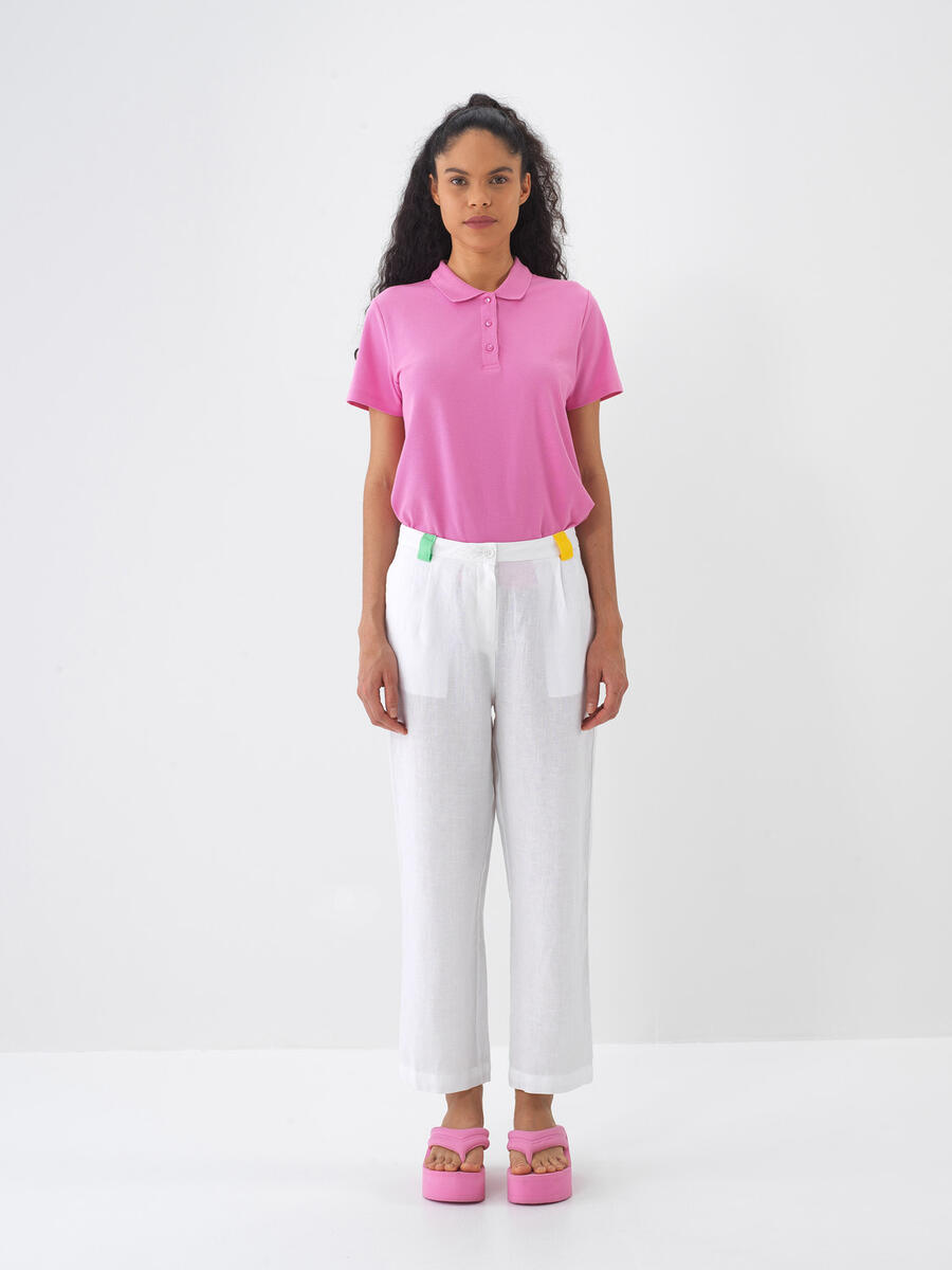 Pembe Regular Fit Tişört - 2