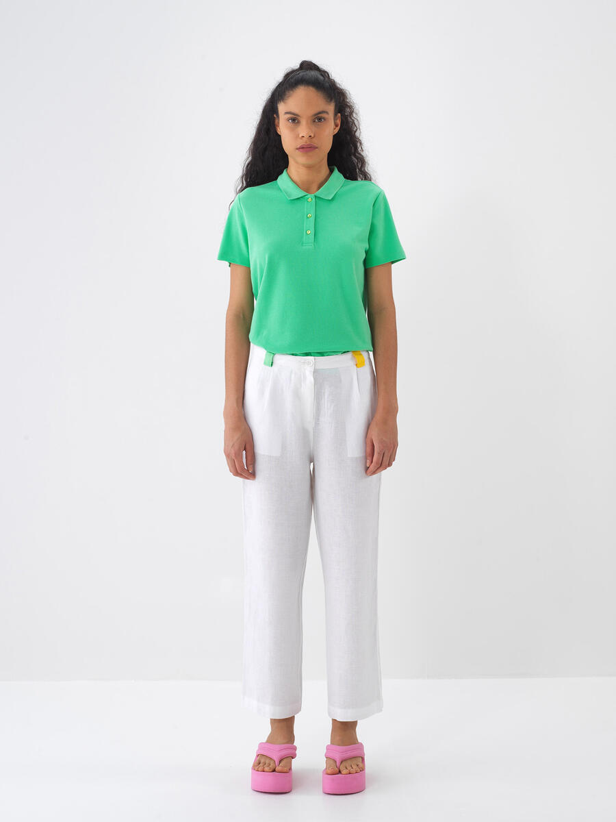 Yeşil Regular Fit Tişört - 2