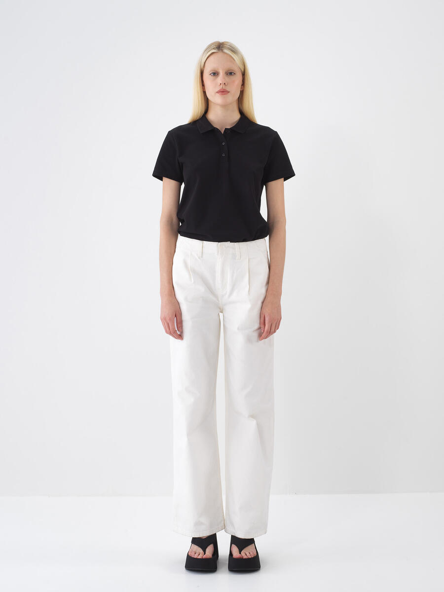 Siyah Regular Fit Tişört - 2