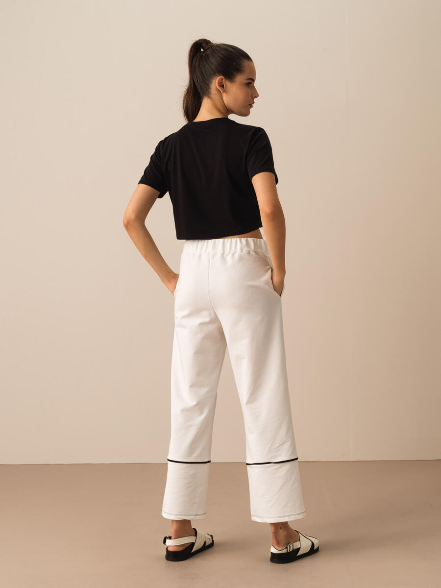 Siyah Regular Fit Pamuklu Basic Tişört - 4
