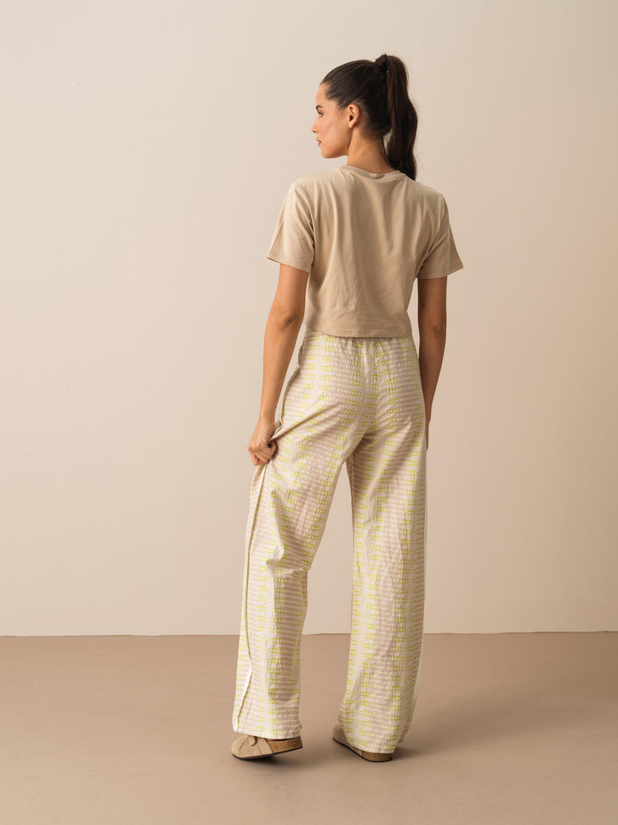 Taş Rengi Regular Fit Pamuklu Basic Tişört - 5