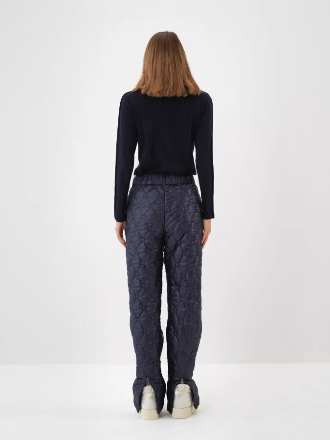 Beyaz Modal Dokulu Slim Fit Uzun Kollu Tişört - Xint