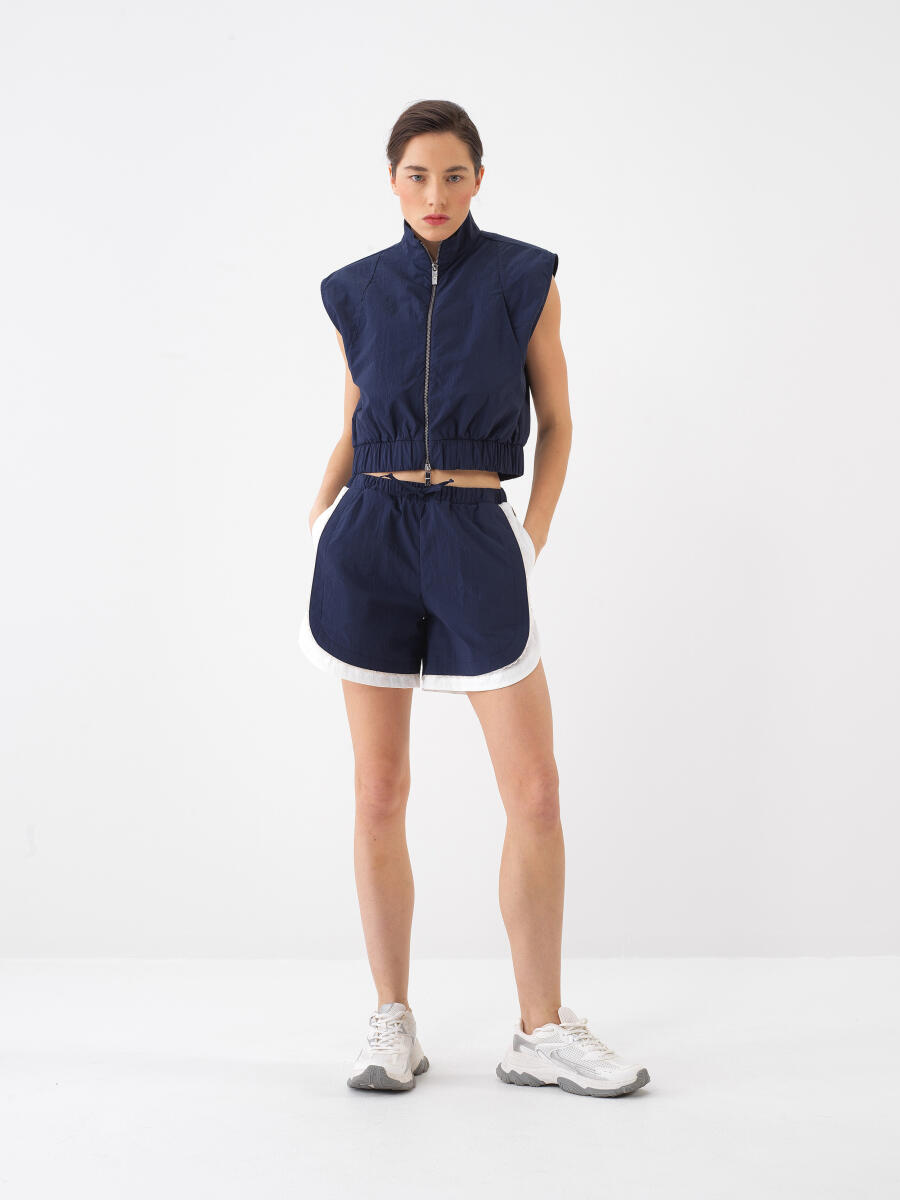 Lacivert Regular Fit Yelek - 2