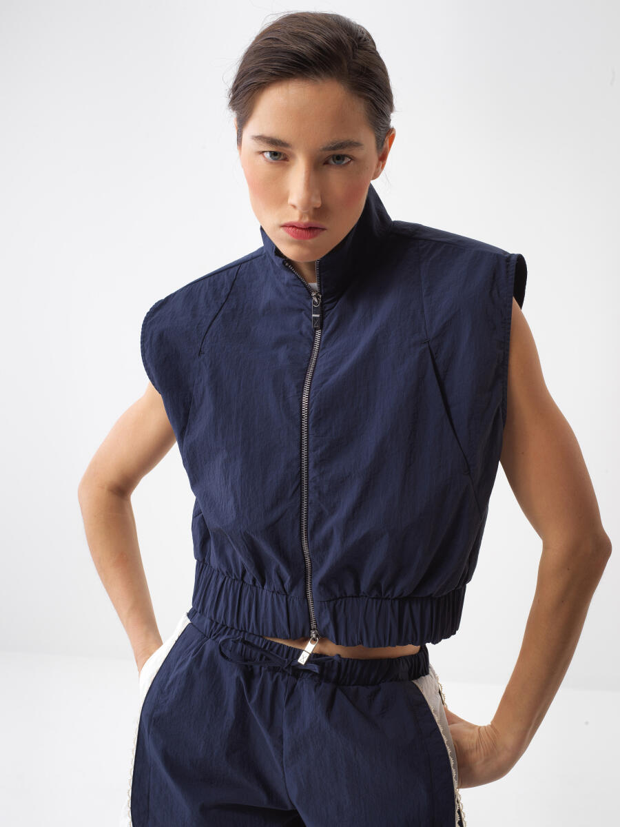 Lacivert Regular Fit Yelek